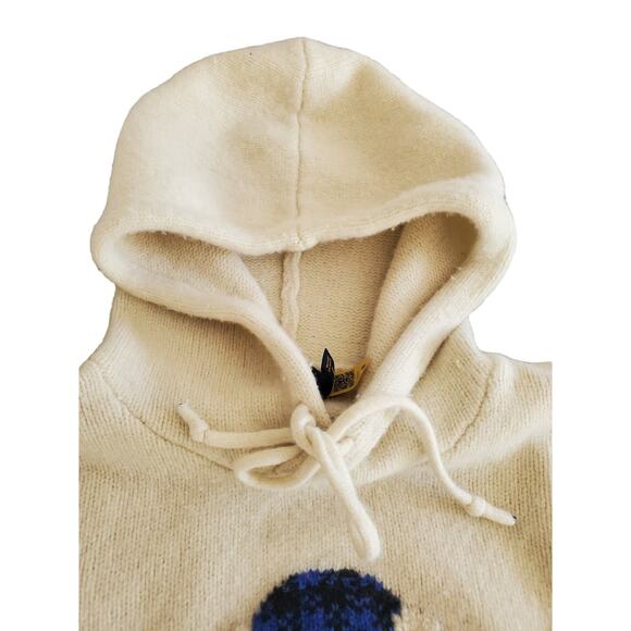 Polo Ralph Lauren wool blend knit Ski Bear Hoodie Boys Large - Picture 7 of 9